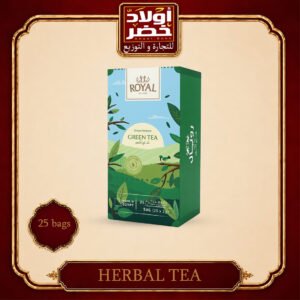 شاي اخضر رويال 25 فتله *48