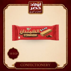 بسكويت شمعدان ميجا احمر 10 ج*12